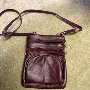 Burgundy Crossbody Bag